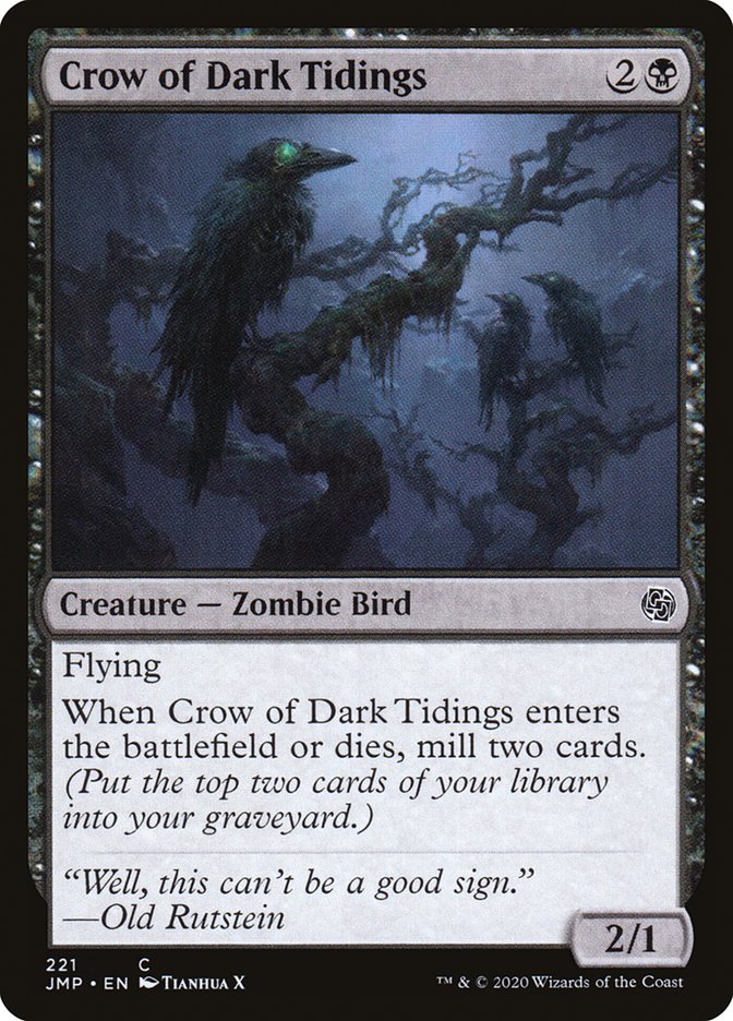 Crow of Dark Tidings [Jumpstart] | Pandora's Boox