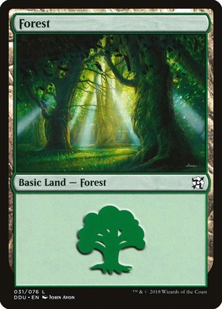 Forest (31) [Duel Decks: Elves vs. Inventors] | Pandora's Boox