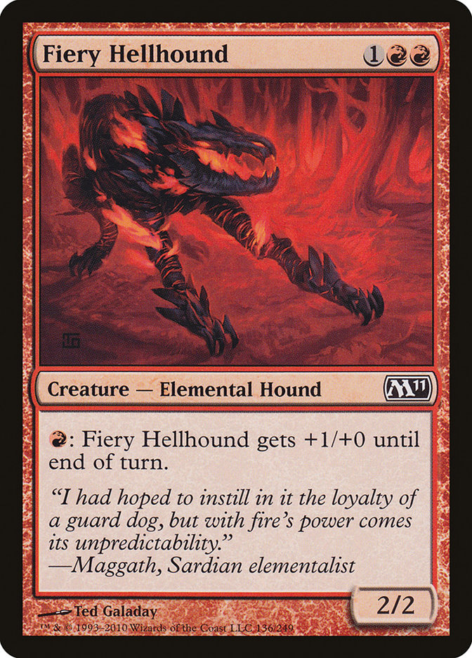Fiery Hellhound [Magic 2011] | Pandora's Boox