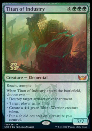Titan of Industry [Streets of New Capenna Prerelease Promos] | Pandora's Boox