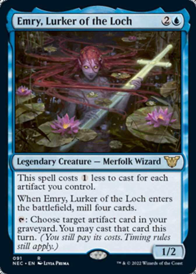 Emry, Lurker of the Loch [Kamigawa: Neon Dynasty Commander] | Pandora's Boox