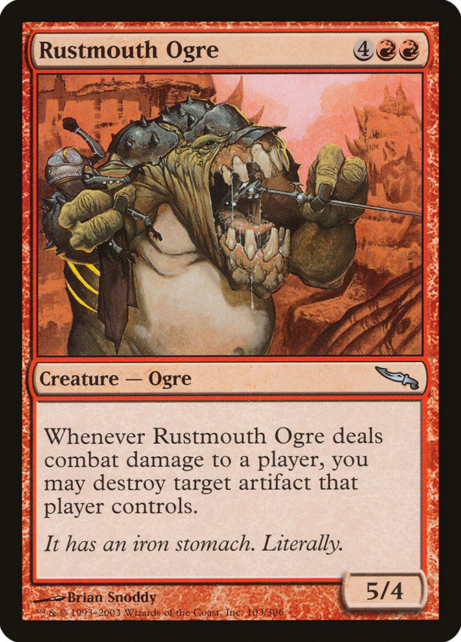 Rustmouth Ogre [Mirrodin] | Pandora's Boox