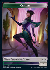 Cat // Citizen Double-Sided Token [Streets of New Capenna Tokens] | Pandora's Boox