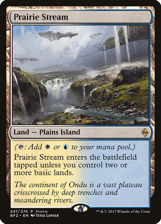Prairie Stream (Promo) [Battle for Zendikar Standard Series] | Pandora's Boox