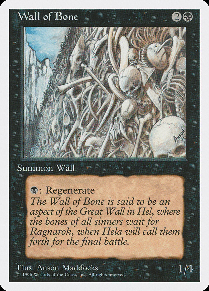 Wall of Bone [Introductory Two-Player Set] | Pandora's Boox