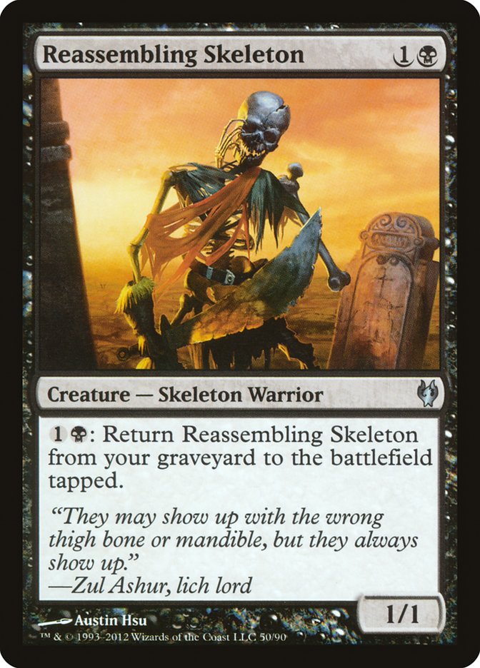 Reassembling Skeleton [Duel Decks: Izzet vs. Golgari] | Pandora's Boox