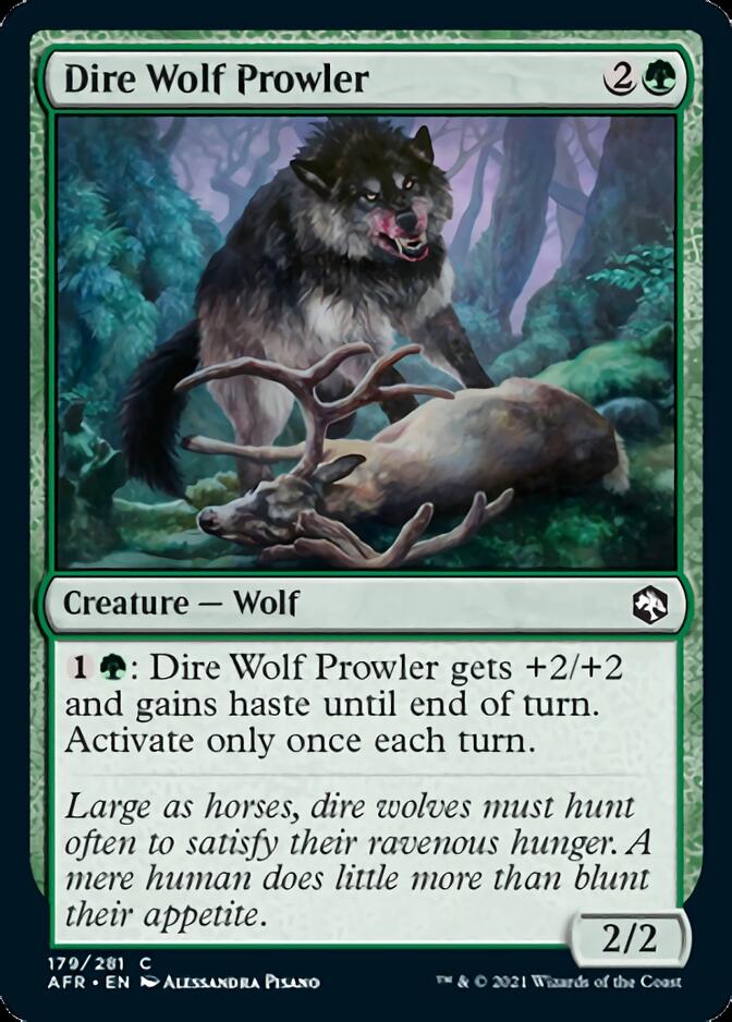 Dire Wolf Prowler [Dungeons & Dragons: Adventures in the Forgotten Realms] | Pandora's Boox