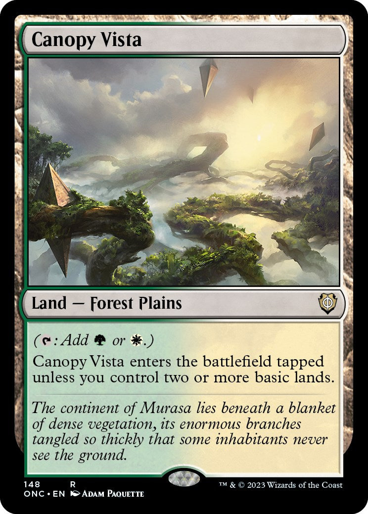 Canopy Vista [Phyrexia: All Will Be One Commander] | Pandora's Boox