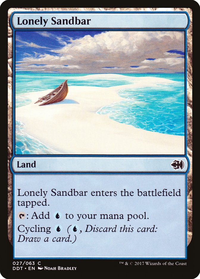 Lonely Sandbar [Duel Decks: Merfolk vs. Goblins] | Pandora's Boox