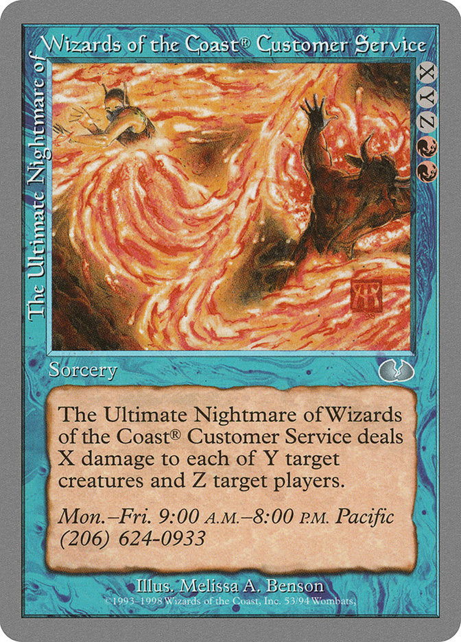 The Ultimate Nightmare of Wizards of the Coast® Customer Service [Unglued] | Pandora's Boox