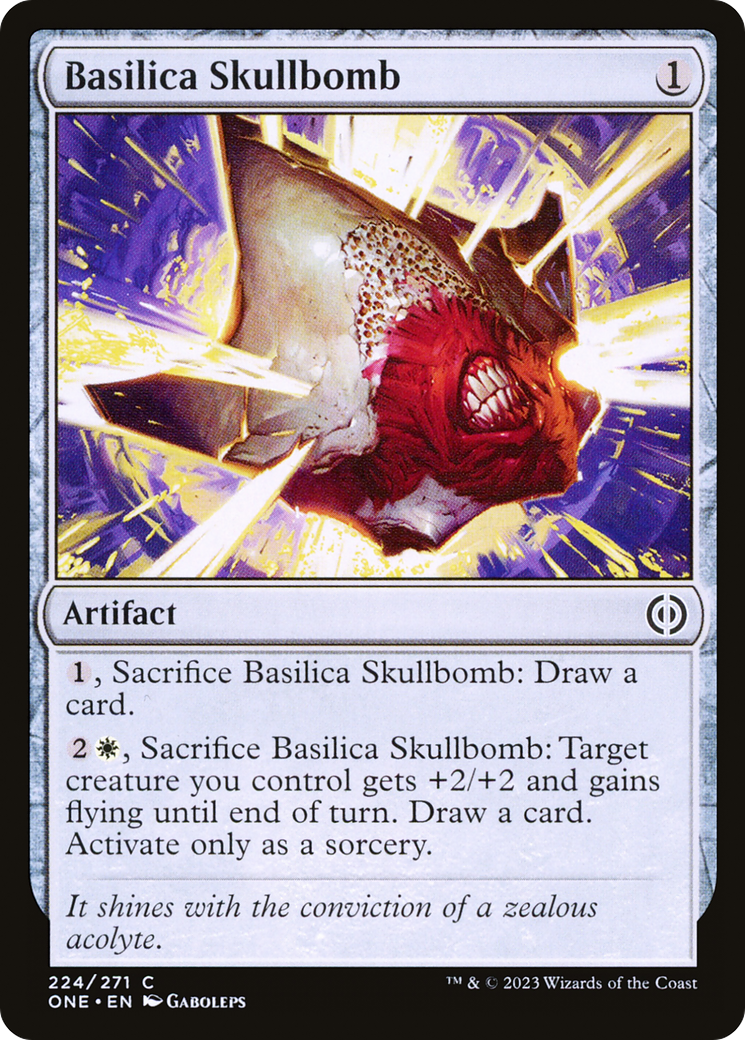 Basilica Skullbomb [Phyrexia: All Will Be One] | Pandora's Boox