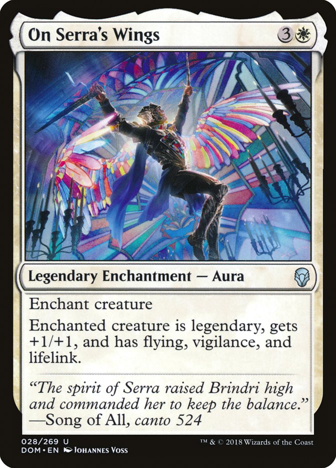 On Serra's Wings [Dominaria] | Pandora's Boox