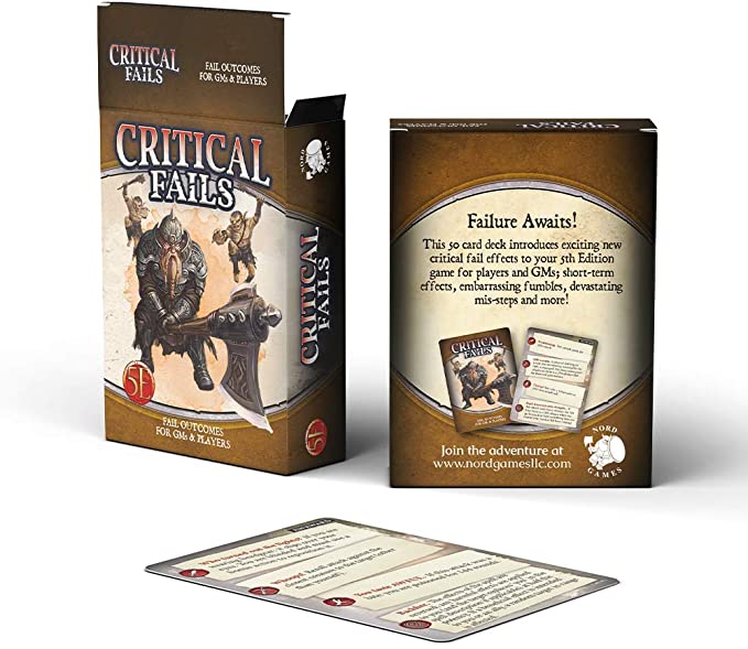 Critical Fail for GM's and Players