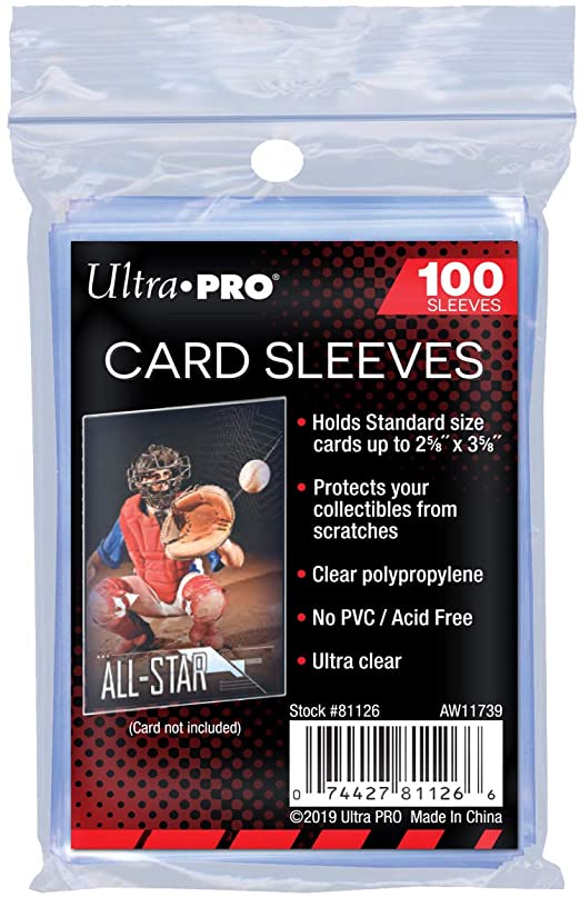 UP Sleeves standard size (100 pk)