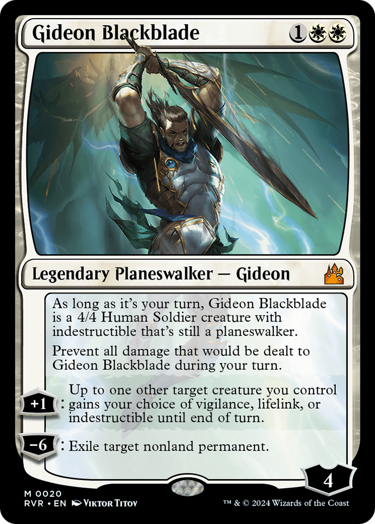 Gideon Blackblade [Ravnica Remastered] | Pandora's Boox