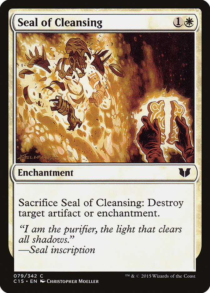 Seal of Cleansing [Commander 2015] | Pandora's Boox