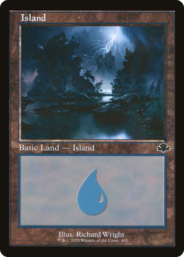 Island (405) (Retro) [Dominaria Remastered] | Pandora's Boox