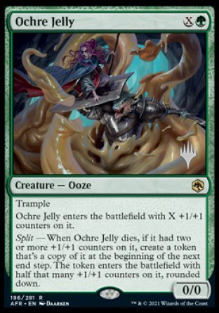 Ochre Jelly (Promo Pack) [Dungeons & Dragons: Adventures in the Forgotten Realms Promos] | Pandora's Boox