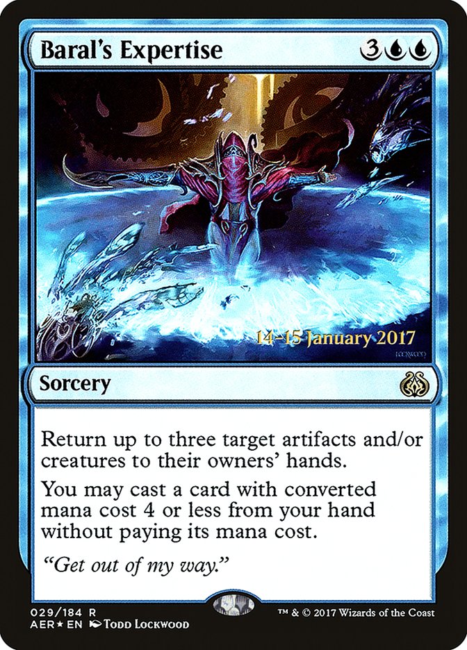 Baral's Expertise [Aether Revolt Prerelease Promos] | Pandora's Boox