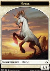 Horse // Warrior Double-Sided Token [Hour of Devastation Tokens] | Pandora's Boox
