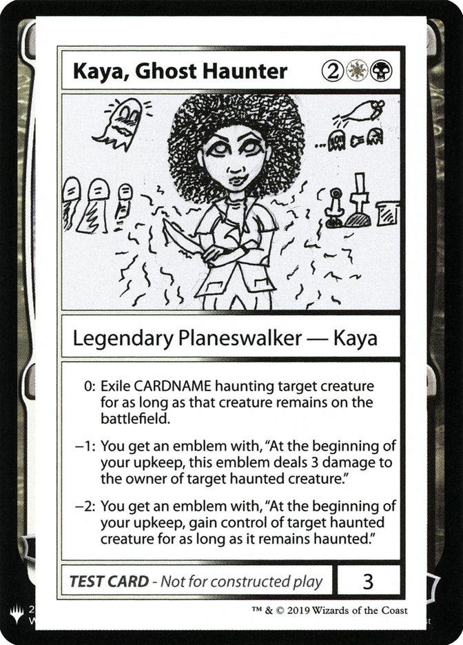 Kaya, Ghost Haunter [Mystery Booster Playtest Cards] | Pandora's Boox
