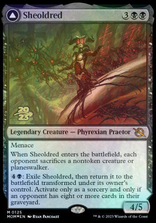 Sheoldred // The True Scriptures [March of the Machine Prerelease Promos] | Pandora's Boox