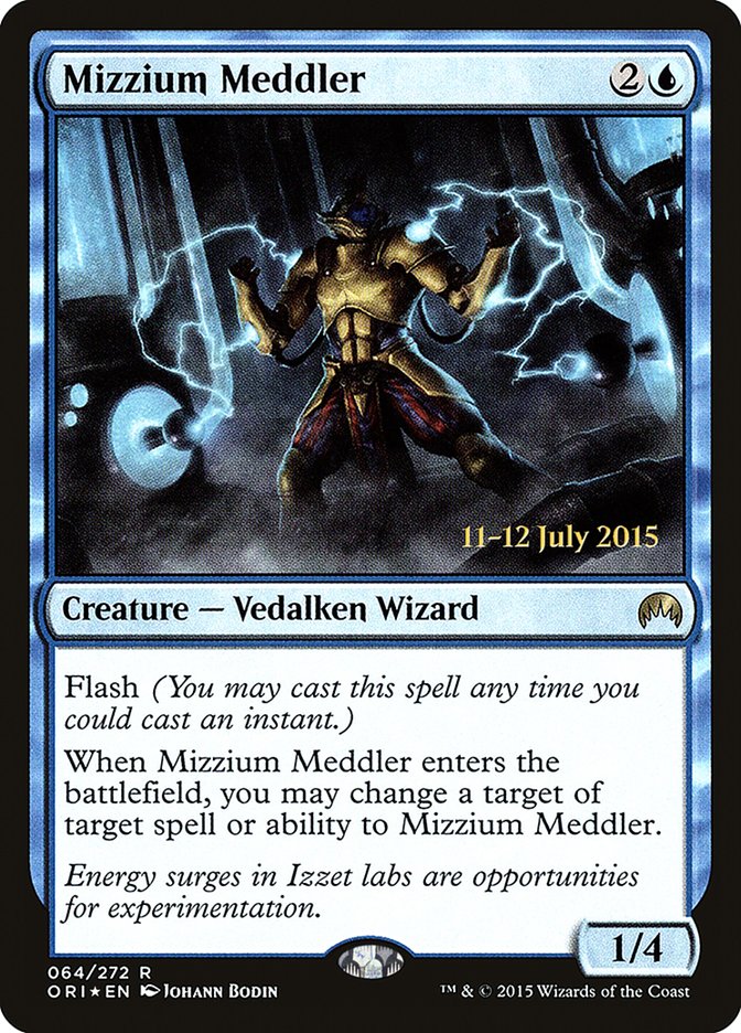 Mizzium Meddler [Magic Origins Prerelease Promos] | Pandora's Boox