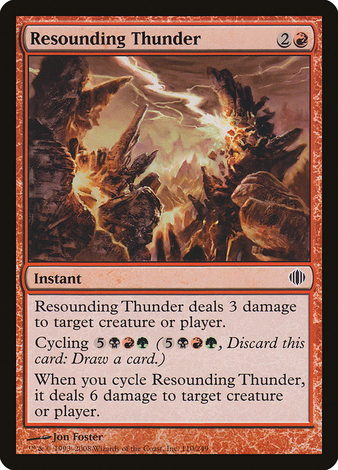 Resounding Thunder [Shards of Alara] | Pandora's Boox