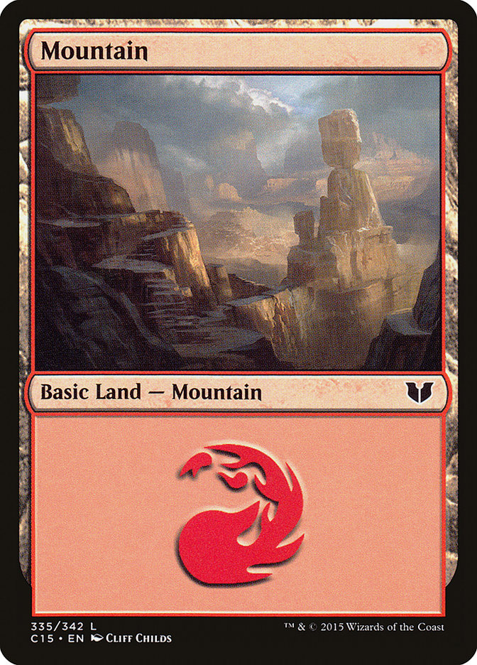 Mountain (335) [Commander 2015] | Pandora's Boox