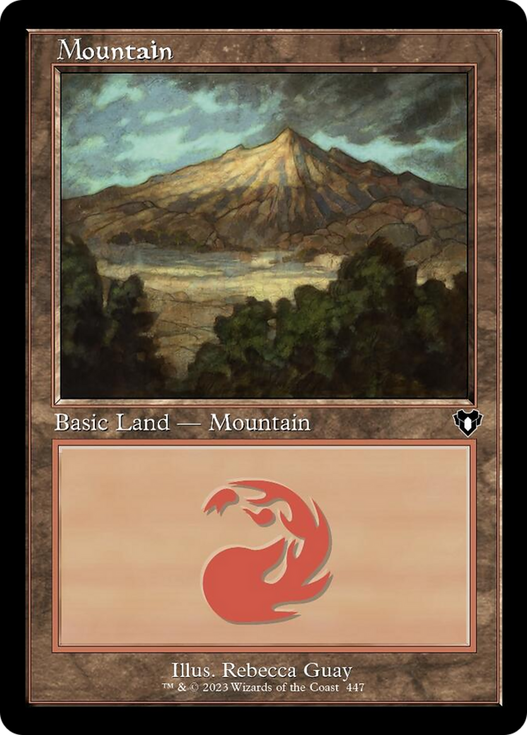 Mountain (447) (Retro) [Commander Masters] | Pandora's Boox