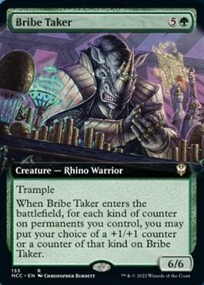 Bribe Taker (Extended Art) [Streets of New Capenna Commander] | Pandora's Boox