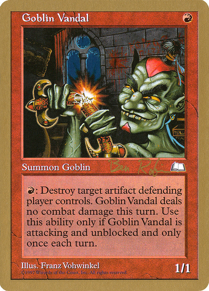 Goblin Vandal (Ben Rubin) [World Championship Decks 1998] | Pandora's Boox
