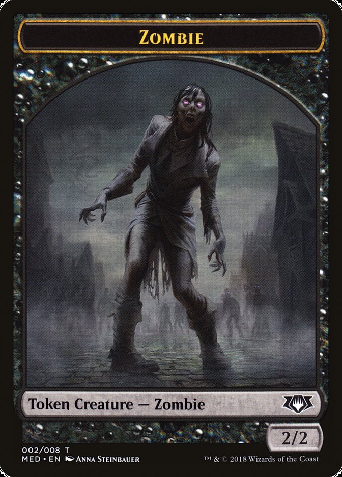 Zombie Token [Mythic Edition Tokens] | Pandora's Boox