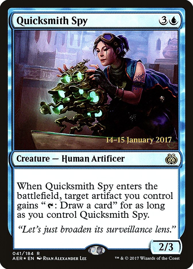 Quicksmith Spy [Aether Revolt Prerelease Promos] | Pandora's Boox
