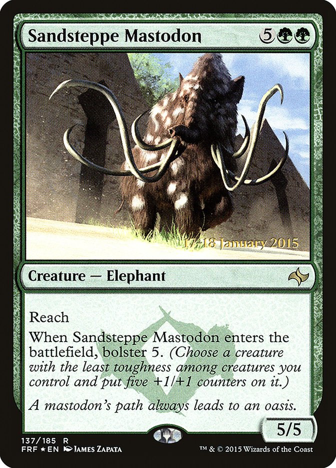 Sandsteppe Mastodon [Fate Reforged Prerelease Promos] | Pandora's Boox