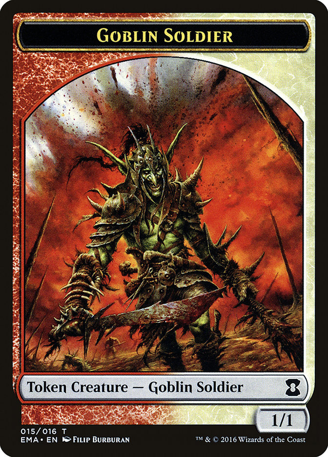Goblin Soldier Token [Eternal Masters Tokens] | Pandora's Boox