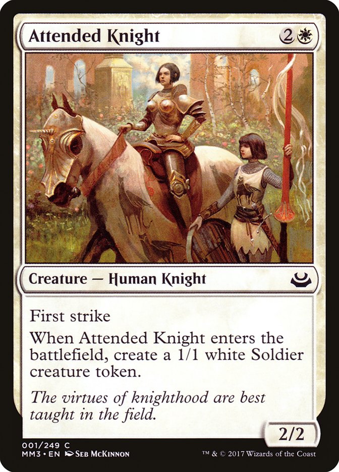 Attended Knight [Modern Masters 2017] | Pandora's Boox