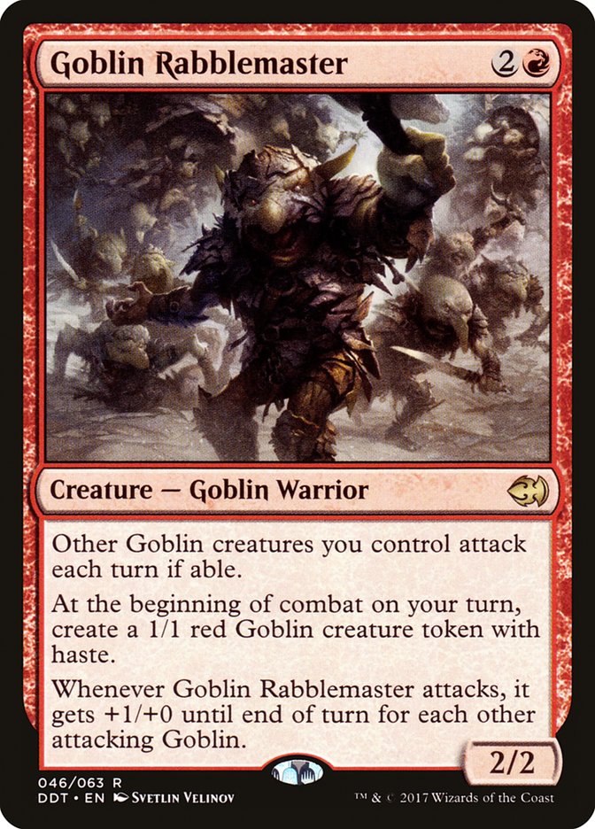 Goblin Rabblemaster [Duel Decks: Merfolk vs. Goblins] | Pandora's Boox
