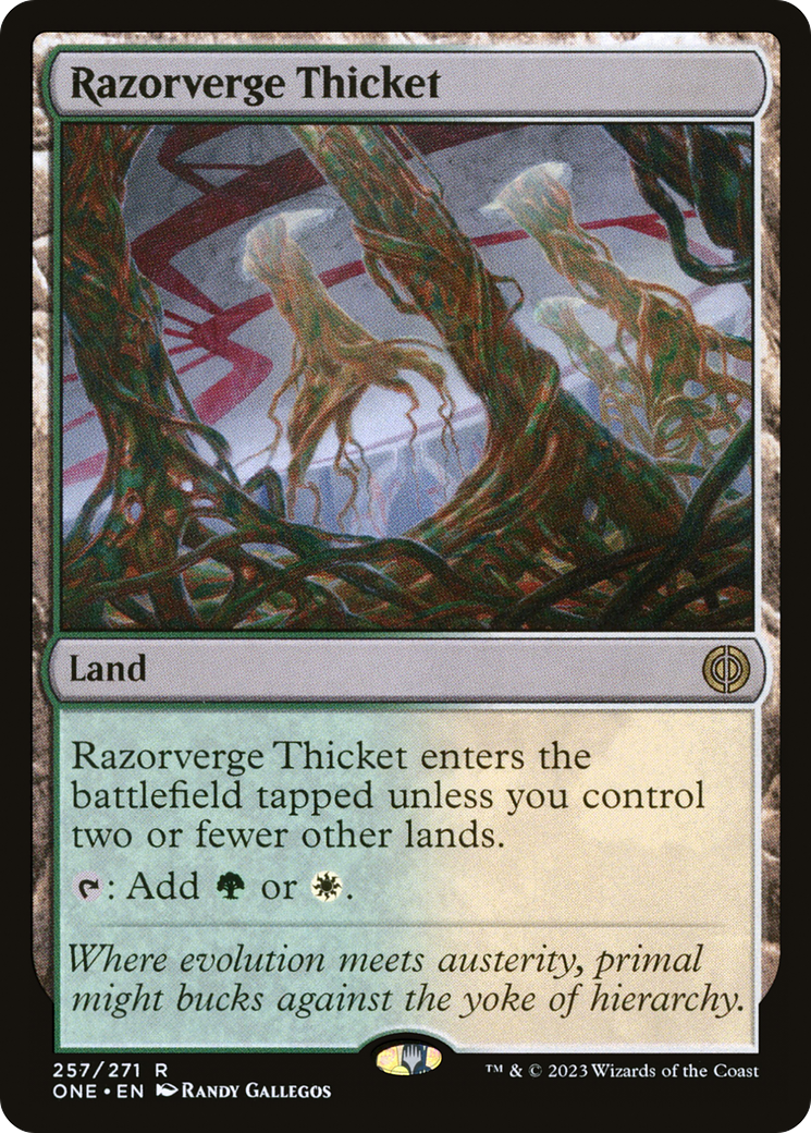 Razorverge Thicket [Phyrexia: All Will Be One] | Pandora's Boox
