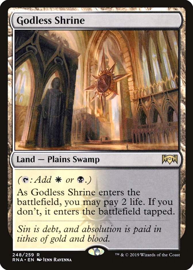 Godless Shrine [Ravnica Allegiance] | Pandora's Boox