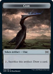 Clue // Wurm (030) Double-Sided Token [Double Masters Tokens] | Pandora's Boox