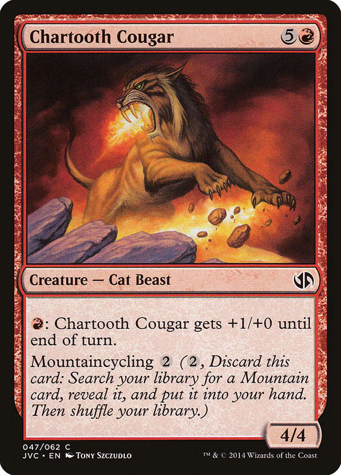 Chartooth Cougar [Duel Decks Anthology] | Pandora's Boox