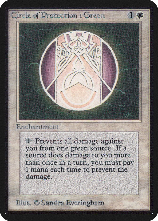 Circle of Protection: Green [Alpha Edition] | Pandora's Boox