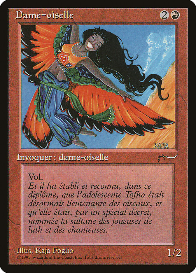 Bird Maiden (French) - "Dame-oiselle" [Renaissance] | Pandora's Boox
