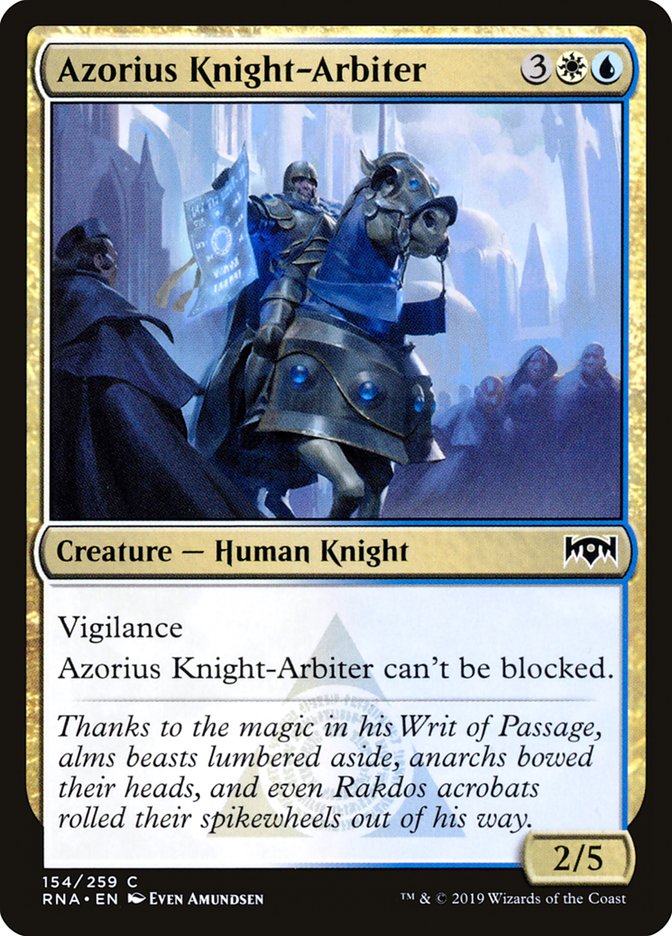 Azorius Knight-Arbiter [Ravnica Allegiance] | Pandora's Boox