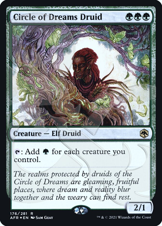 Circle of Dreams Druid (Ampersand Promo) [Dungeons & Dragons: Adventures in the Forgotten Realms Promos] | Pandora's Boox