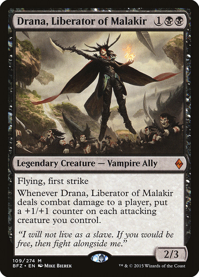 Drana, Liberator of Malakir [Battle for Zendikar] | Pandora's Boox