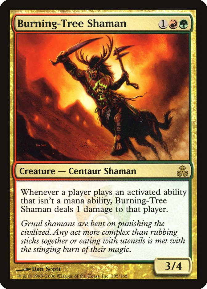 Burning-Tree Shaman [Guildpact] | Pandora's Boox