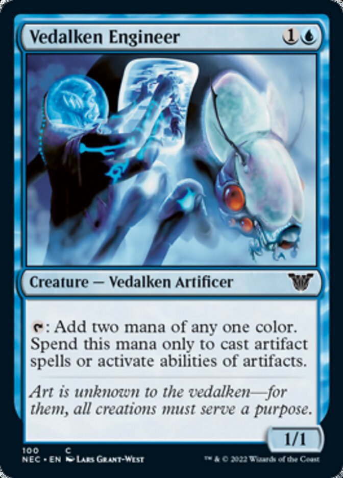 Vedalken Engineer [Kamigawa: Neon Dynasty Commander] | Pandora's Boox