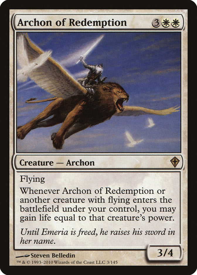 Archon of Redemption [Worldwake] | Pandora's Boox